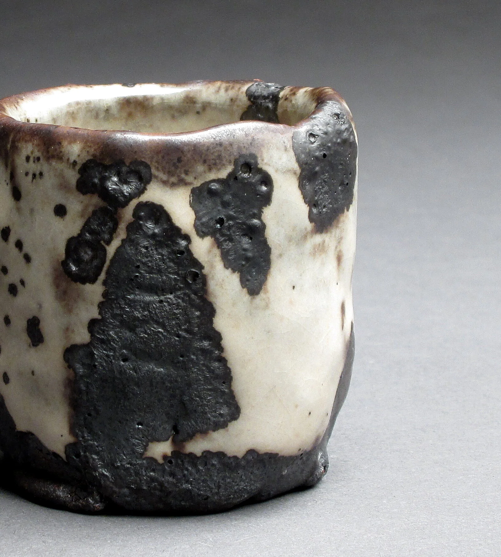 Black Shino Guinomi — Robert Fornell Ceramics